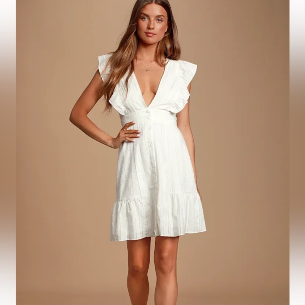 Lulu’s Swiss Dot Mini Dress